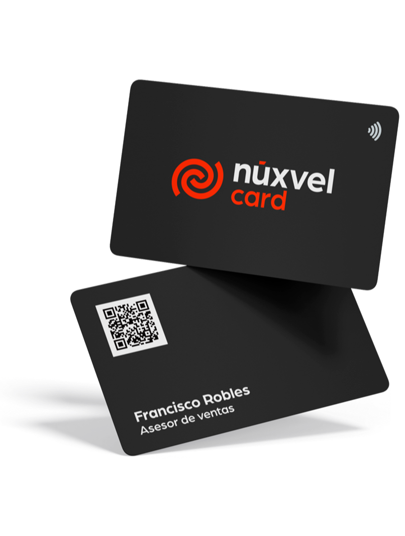 Tarjetas NFC Físicas Negras Nuxvel
